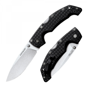 Ніж складний Cold Steel Voyager Large Drop Point Plain Edge AUS10A - фото