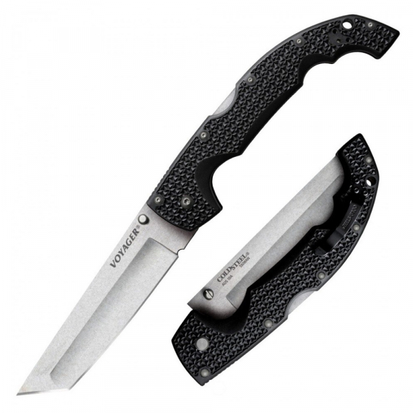 Ніж складаний Cold Steel Voyager XL Tanto Plain - фото-1