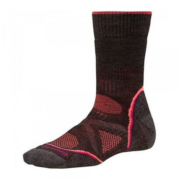Шкарпетки жіночі Smartwool PhD Outdoor Medium Crew Chestnut - фото-1