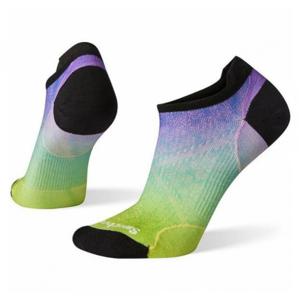 Шкарпетки жіночі Wm's PhD Run Ultra Light Ombre Print Micro Smartwool Green - фото-1