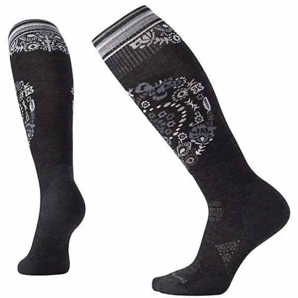 Шкарпетки жіночі  Wm's PhD Ski Light Elite Pattern Charcoal - фото