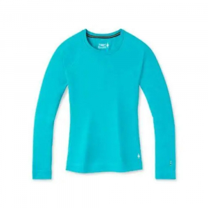 Кофта жіноча Women's Merino 250 Baselayer Crew Boxed Capri Blue Heather - фото