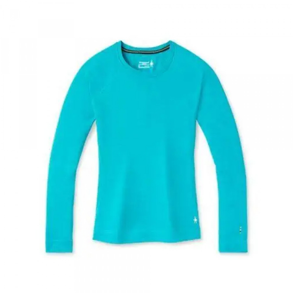 Кофта жіноча Women's Merino 250 Baselayer Crew Boxed Capri Blue Heather - фото-1